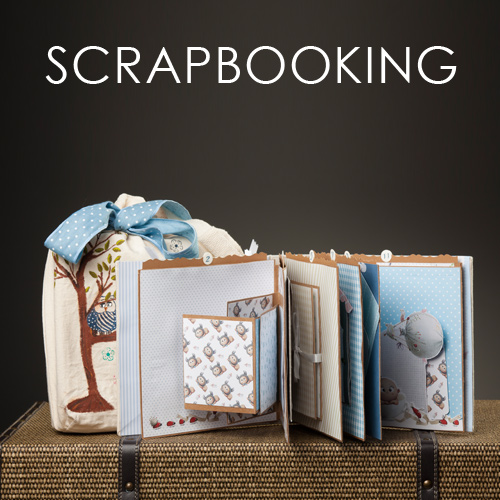 Tenemos material de scrap , tarjetería, álbumes de scrapbooking.